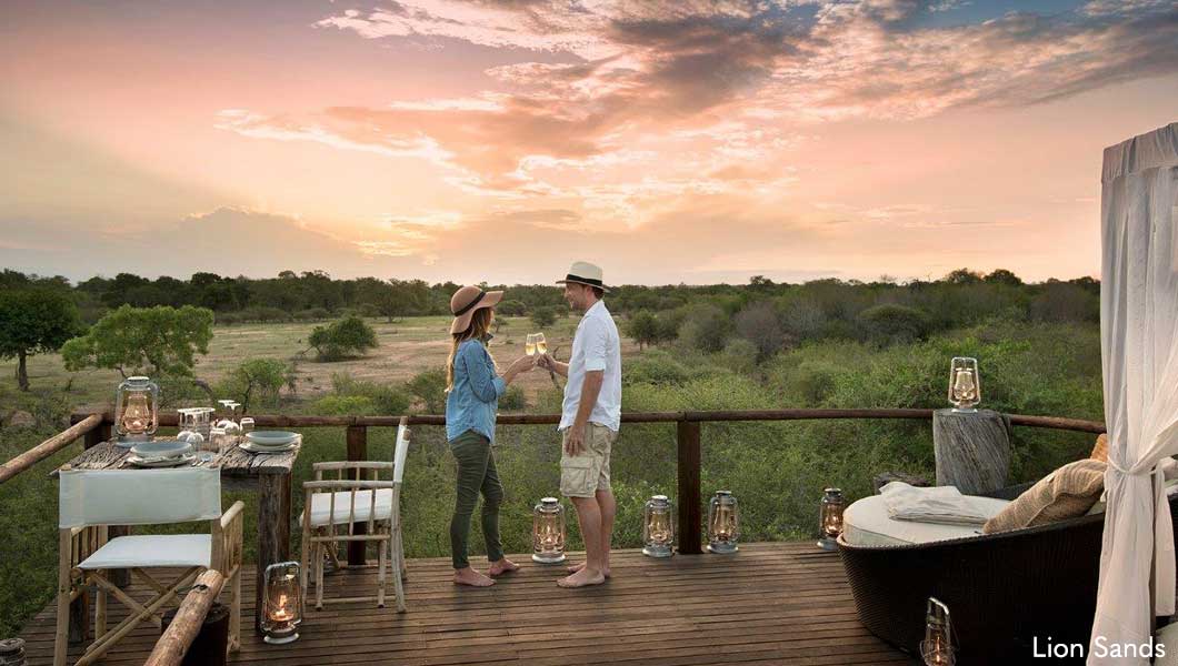Couple on Deck - Lion Sands